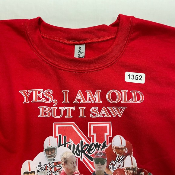 Nebraska Huskers Football Sweatshirt National Champions Gildan XL - Picture 8 of 8